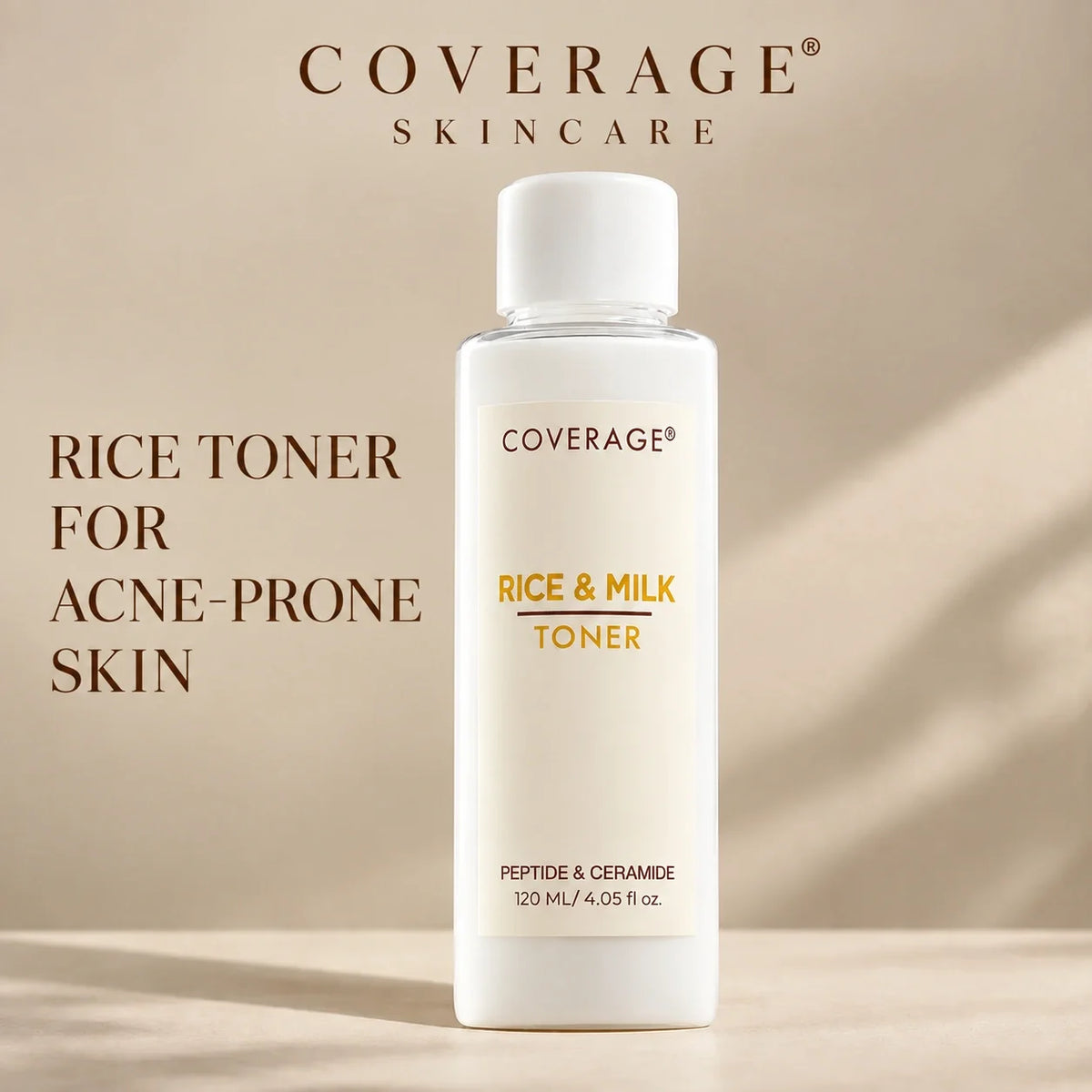 Rice toner for acne-prone skin in Pakistan - COVERAGE Rice and Milk Toner with ceramide NP