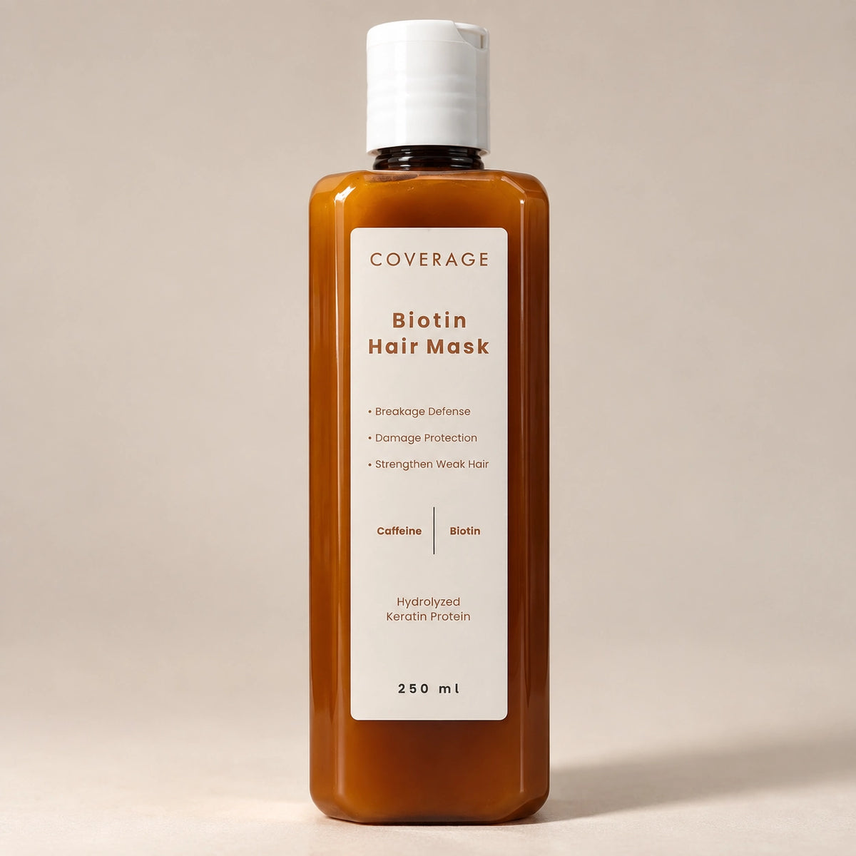COVERAGE Biotin Hair Mask bottle - strengthening hair mask for hair fall and weak hair in Pakistan