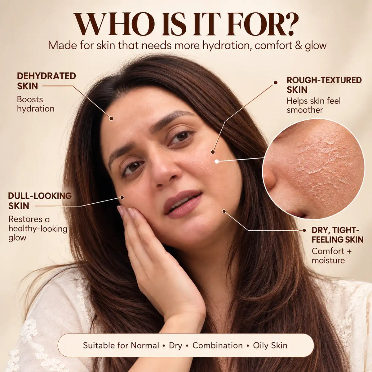 COVERAGE Rice & Milk Toner for dry, dehydrated and dull skin in Pakistan — hydrating ceramide and peptide toner