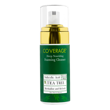 COVERAGE® Deep Nourishing Foaming Cleanser 150ml — tea tree face wash
