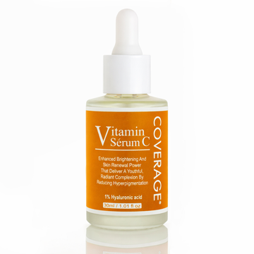 COVERAGE® Vitamin C + 1% Hyaluronic Acid Serum 30ml — brightening serum Pakistan