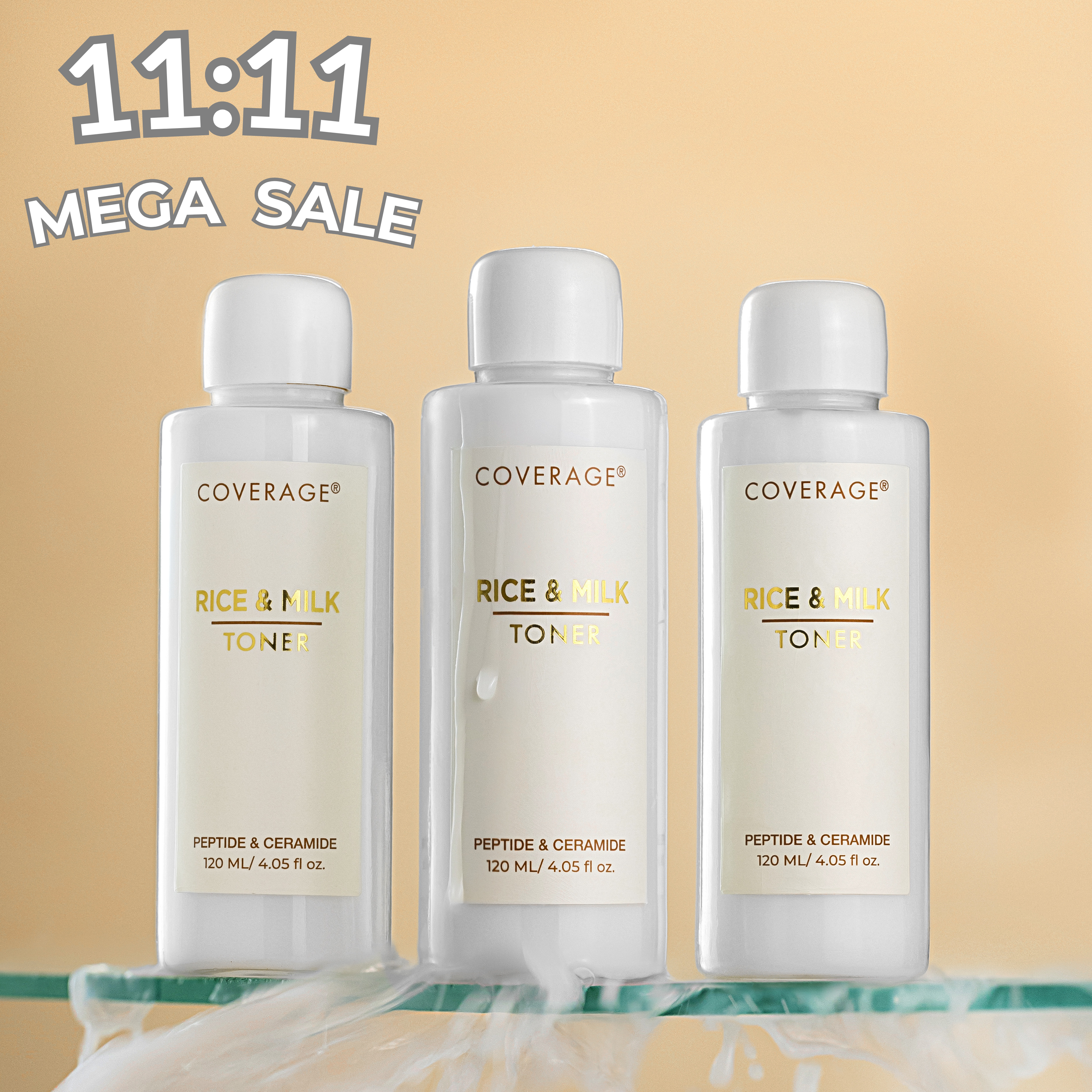 Rice & Milk Toner 120ml (Ceramide + Peptide)