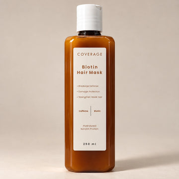 COVERAGE Biotin Hair Mask bottle - strengthening hair mask for hair fall and weak hair in Pakistan