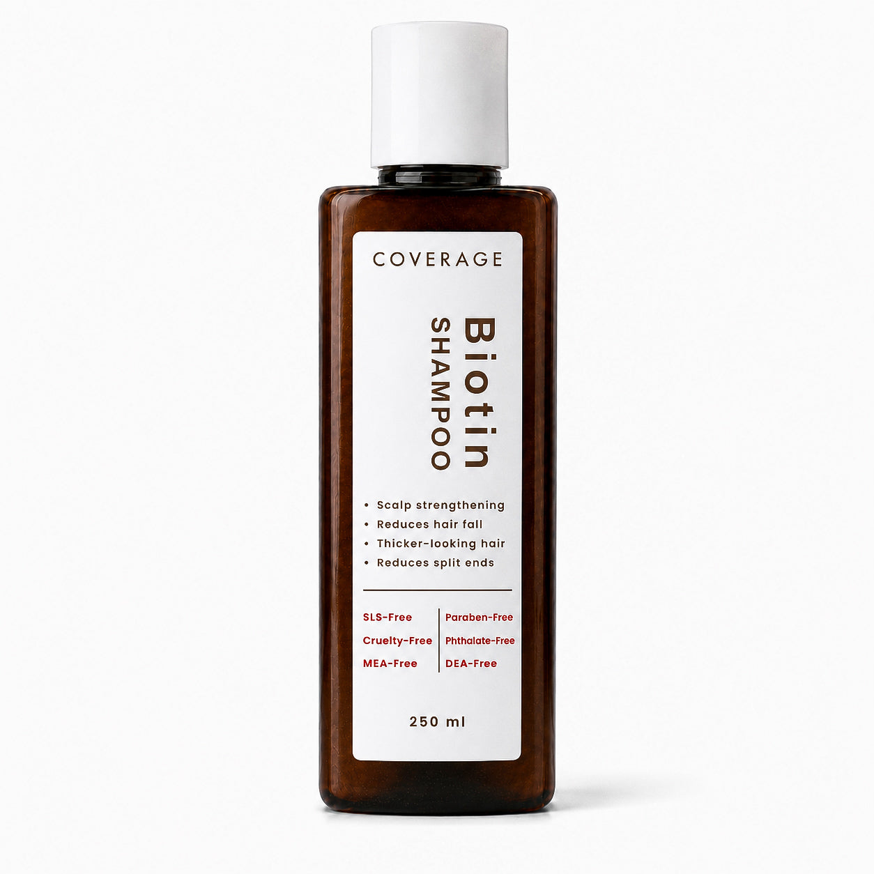 Coverage Biotin Shampoo 250ml - Sulphate Free Shampoo for Hair Fall and Thinning Hair Pakistan