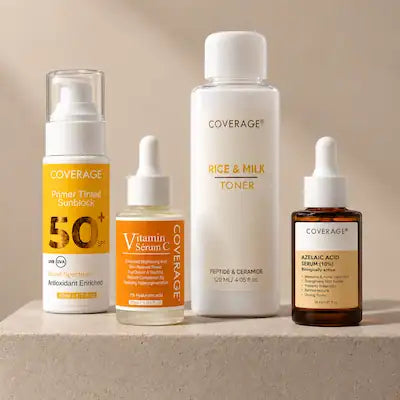 COVERAGE skin concern routine bundles