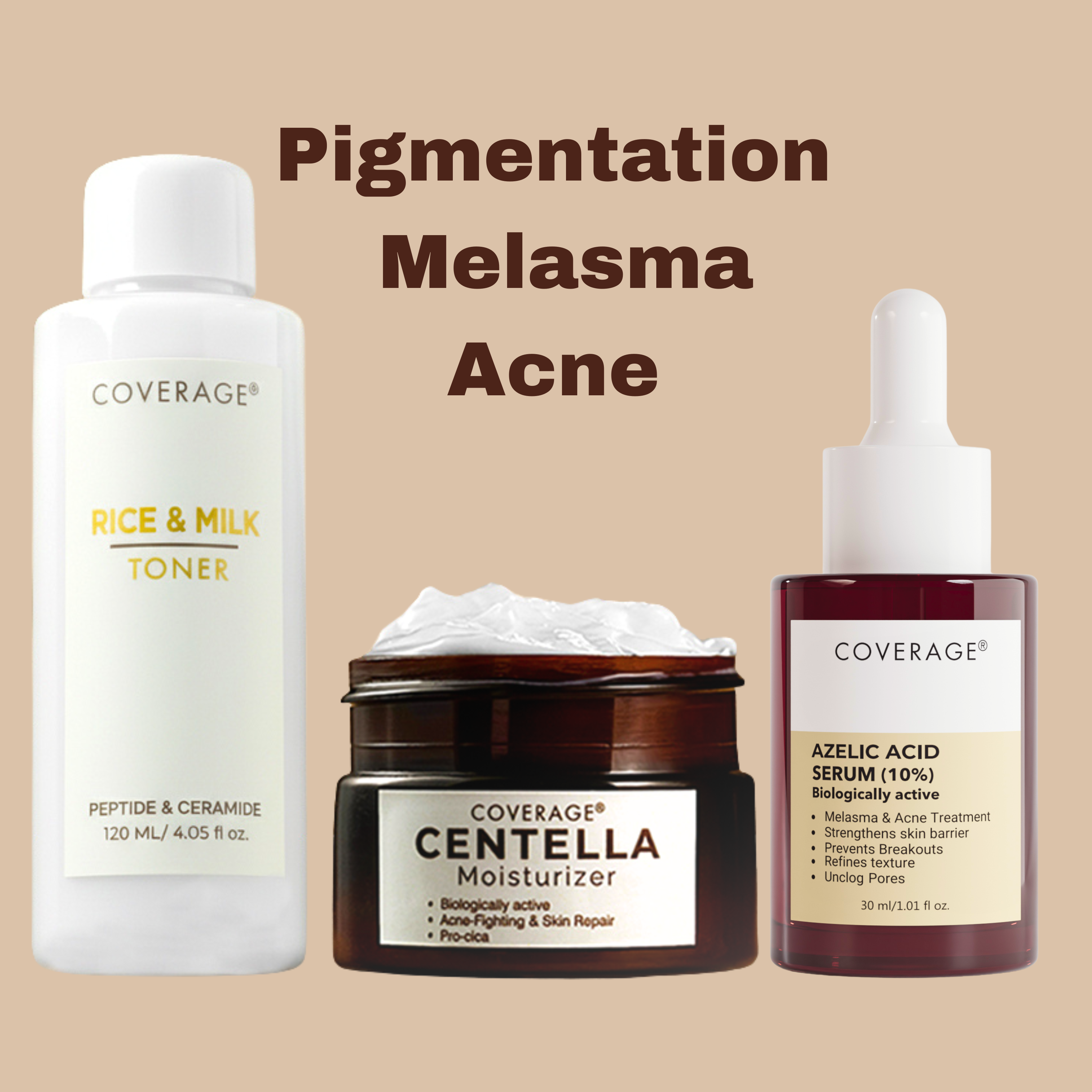 Pigmentation & Melasma + Acne  Bundle